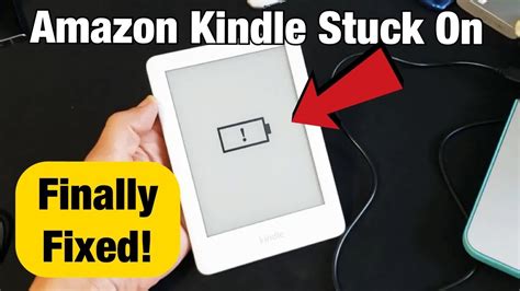 Kindle battery with exclamation mark - 